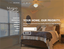 Tablet Screenshot of morganridgeapartments.com